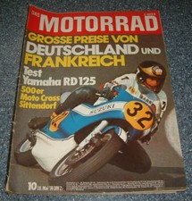 Das Motorrad 10/74 Yamaha RD