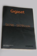 Bedienungsanleitung Siemens Gigaset SX790-SX795ISDN Original Deutsch