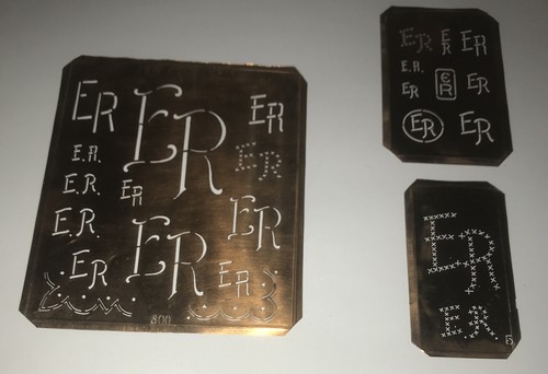 Wäschemonogramm - er, /