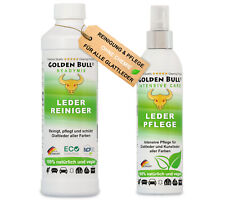 Leder Reiniger Pflege im Set oder einzeln für Lederpflege von Auto Sofa Schuhe