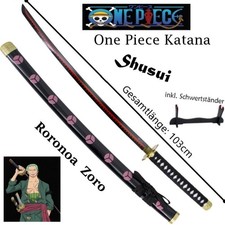 NEU One Piece Katana Schwert Shusui Roronoa ZORO 103cm für Cosplay Anime Fans