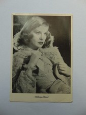 Autogrammkarte Hildegard Knef