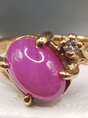 Vintage 10k gelbgold rosa - vintage,