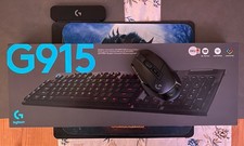 Logitech G Gaming Tastatur, Maus, Powerplay Bundle G915, G502 X Plus Lightspeed