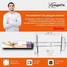 Vogel's Base 05 L Flache TV