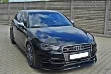 Cup Spoilerlippe Front Ansatz passend für Audi S3 / A3 S-Line 8V Hatchback / Spo
