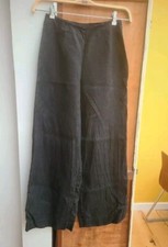 Schwarze Leinenhose Gr. 36 von Consequent Vintage