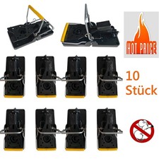 10 x  Maus Mausefalle Mäuse Falle Schlagfalle Fallen Mausfalle Ratte Tierfalle