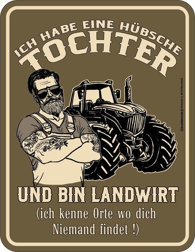 Sprüche schild landwirt - landwirt, und
