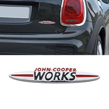 Für Mini John Cooper Works Heckklappe Abzeichen Emblem Aufkleber JCW Logo Auto