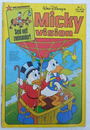 Micky vision heft 7 ehapa - micky, nr.