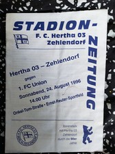 Hertha 03 Zehlendorf - 1.FC Union Berlin  24.08.1996