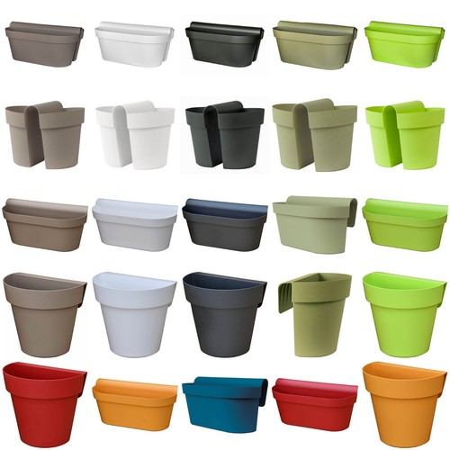 Geländertöpfe farben 4 - geländertöpfe, 8