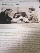 DDR infokarte Kultur Film Fernsehen Polizeiruf 110
