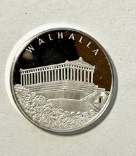 Medaille "Walhalla" aus reinem 1000er Silber