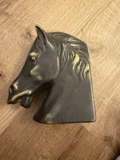Vintage Pferdekopf Skulptur