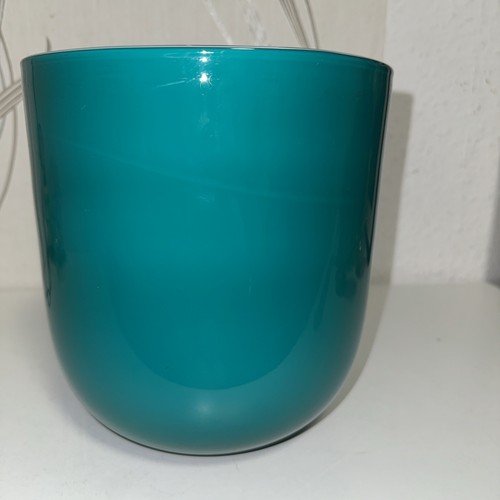 Große grüne murano glas vase - murano,