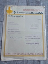 Alte Rechnung - 1932 -