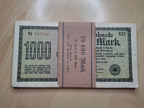 Bündel 1000 mark - mark, 1922
