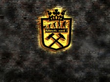 3D Wandbild Bergbau Zeche