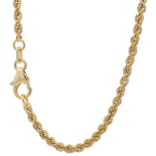 Goldkette kordelkette hohl - goldkette,