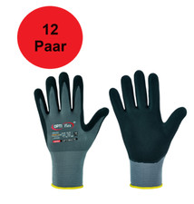 OPTI Flex Optimate 12 PAAR Arbeitshandschuhe Montagehandschuhe Nitril Gr. 8 - 11