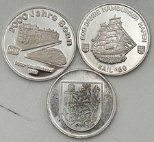 3x Städte Medaillen