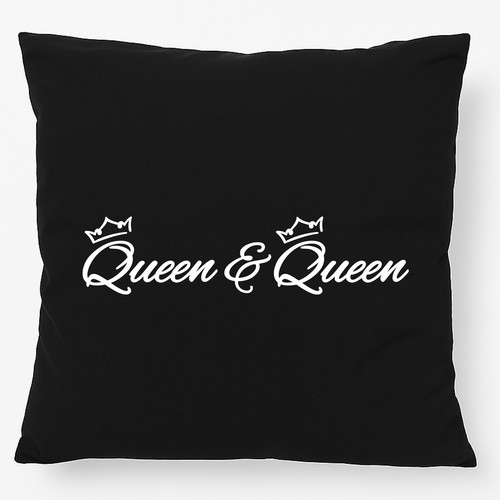 Kissen queen krone - &,