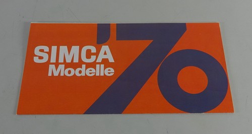 Prospekt programm simca 1000 - /,