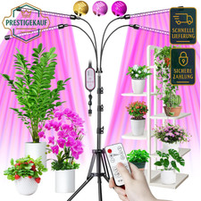 LED Pflanzenlampe mit 80 LEDs | 4 Schwanenhälsen | 3 Farbmodi