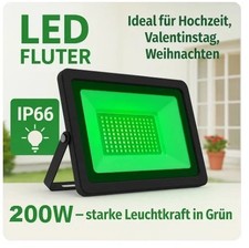 LED Außenstrahler 100W Grün