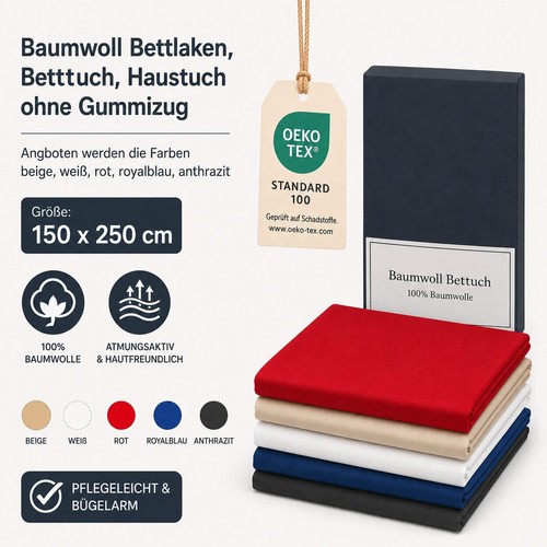 Bettlaken betttuch haustuch - bettlaken,
