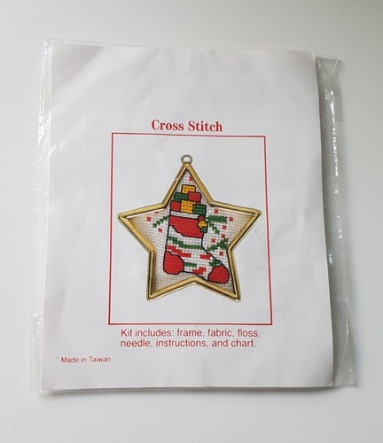 Stickpackung weihnachtsstern - stickpackung, "weihnachtsstern"