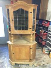 Eckvitrine Holzart Eiche