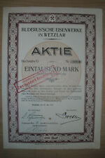 Buderus'sche Eisenwerke in Wetzlar 1922