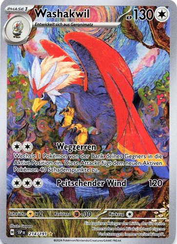 Pokemon karte washakwil - karte, ssp