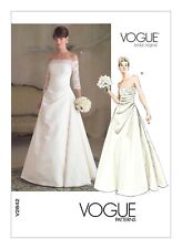 out-of-print: Vogue V2842 Schnittmuster Brautkleid, sizes 6 -10, Gr. 32 - 36