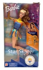 2001 Olympia Star Skater Barbie Puppe / Eiskunstläuferin / Mattel 53375, Ovp