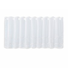 Scheibengardine - weiß -