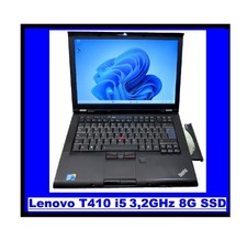 SofortStart Lenovo ThinkPad T410: SSD•WIN11neu•14,1"•i5 3,2GHz•8GB•DVDRW•WLAN ua