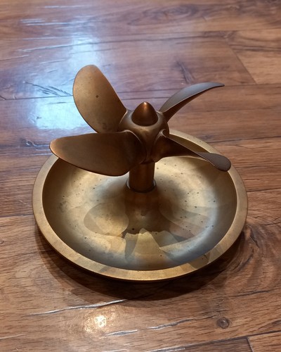 Vintage messing propeller - messing,