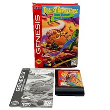 ⚡️ Desert Demolition (Sega Genesis 1994) Mega Drive Mit Anleitung & Hülle