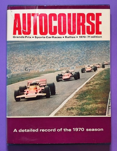 Altes buch autocourse 1970 - autocourse, 1970-71