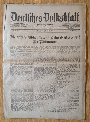 Deutsches volksblatt - volksblatt, (orginal)