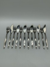 BSF Edelstahl Inox 18/8 Fischbesteck für 6 Personen Dänisch Perl 12 Teile
