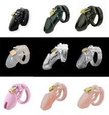 Männer Peniskäfig Keuschheitskäfig für Manner Abschließbar Kunststoff Chastity 