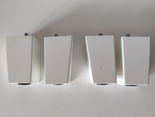 4 x Ikea Füsse Holz Weiss z.B.  Besta-  M8 Montage - 10cm Höhe