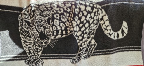 Decke fleecedecke leopard - decke,