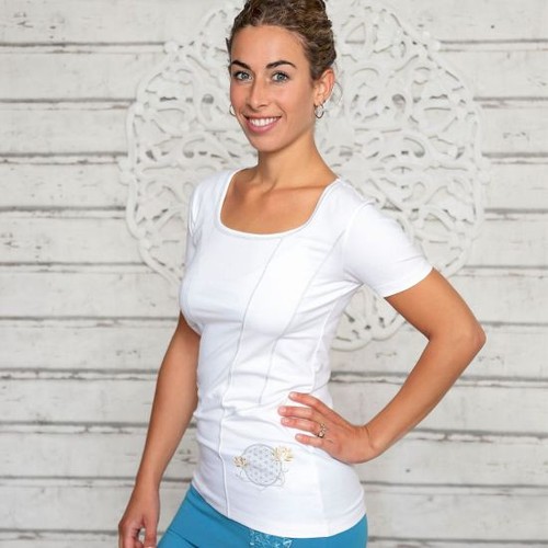 Yoga shirt lotus lebensblume - yoga,