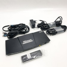 TESmart Dual Monitor 2x2 HDMI+DisplayPort KVM Switch 4K@60Hz 4:4:4 Ultra HD 2
